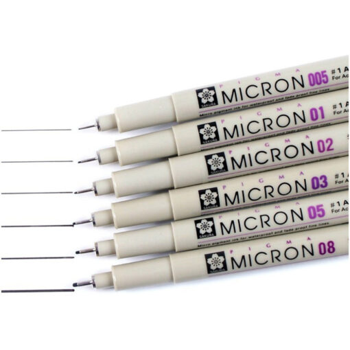 Set Sakura Pigma Micron – Set 6 linere