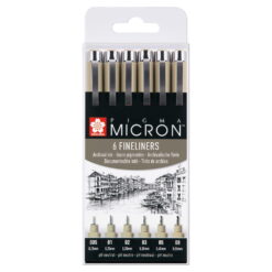 Liner Sakura Pigma Micron - set 6 linere