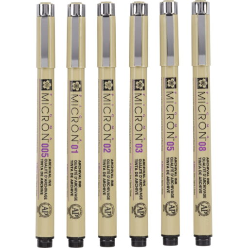 Set Sakura Pigma Micron – Set 6 linere