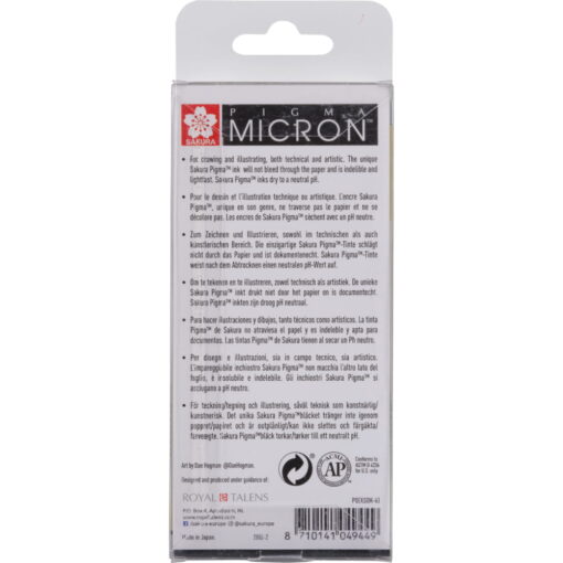 Set Sakura Pigma Micron – Set 6 linere