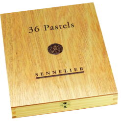 Set pastel uscat Sennelier Ecu 36 culori in caseta de lemn