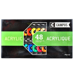 Set 48 culori acrilice campus 21 ml.