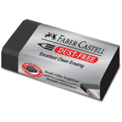 Radiera neagra Dust Free Faber Castell