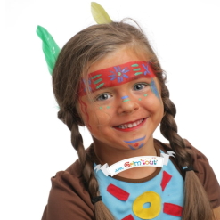 Set culori pictura pe fata Grimtout - Indians