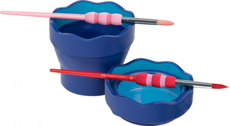 Recipient pt apa Faber Castell Click & Go-albastru-3