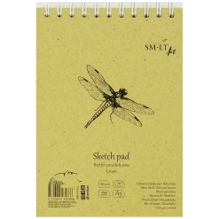 Bloc desen SM.LT Authentic Sketch pad Cream A5