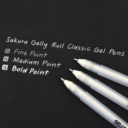 Set pixuri Sakura Gelly Basic Black-White-Clear