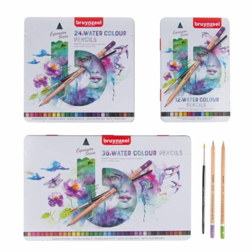 Seturi creioane colorate Bruynzeel Expression Aquarel