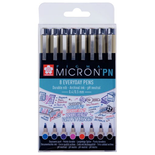 Set 8 Linere Sakura Pigma Micron PN