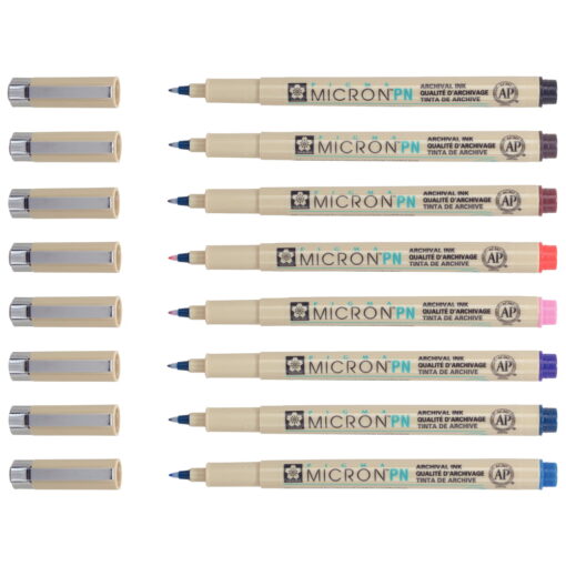 Set 8 Linere Sakura Pigma Micron PN