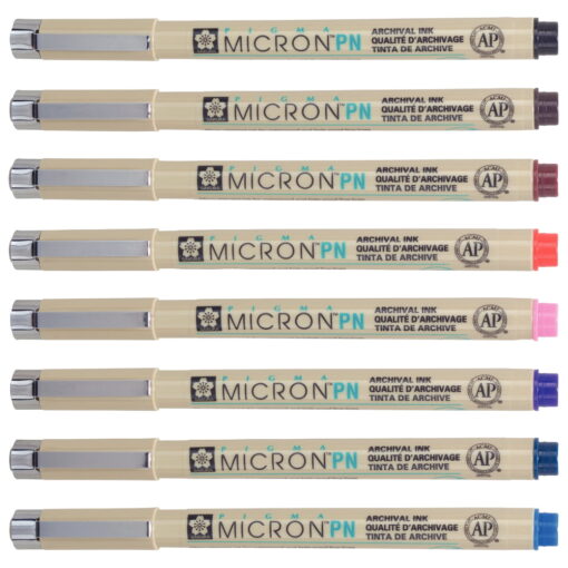 Set 8 Linere Sakura Pigma Micron PN