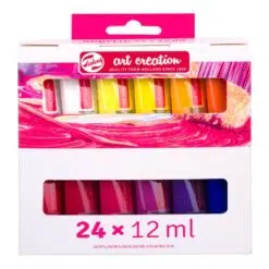 Set 24 culori acrilice Talens Art Creation 12 ml