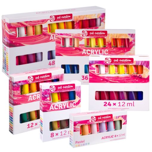 Seturi culori acrilice Talens Art Creation 12 ml