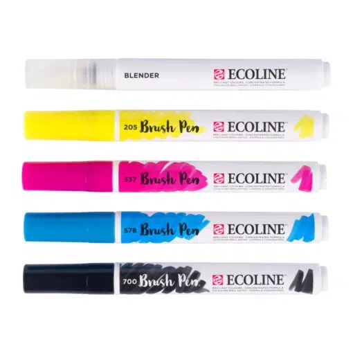 Seturi carioci Ecoline Brushpen x 5 Primary