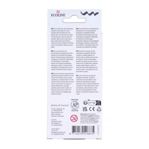 Seturi carioci Ecoline Brushpen x 5 Primary