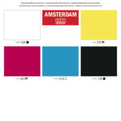 Set acrilice Amsterdam Primary Set