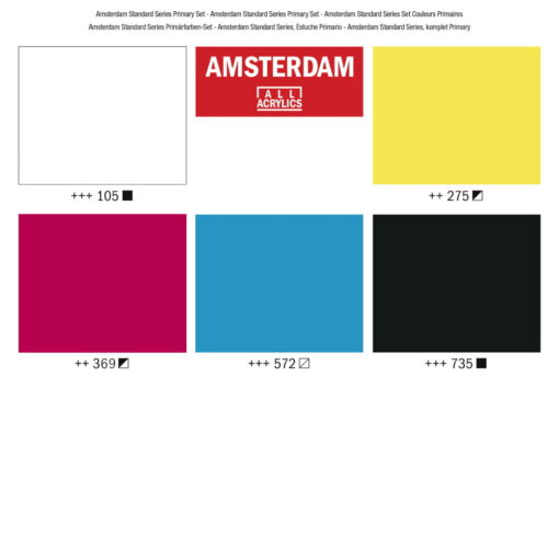 Set acrilice Amsterdam Primary Set