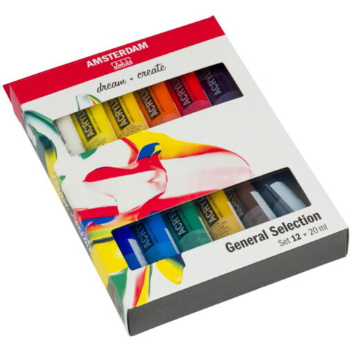 Set culori acrilice Amsterdam 20 ml x 12