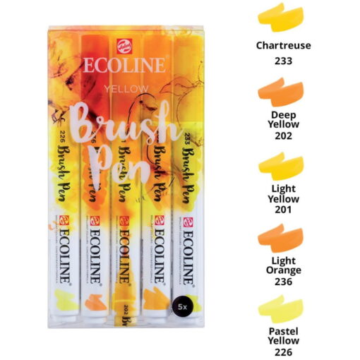 Seturi carioci Ecoline Brushpen x 5