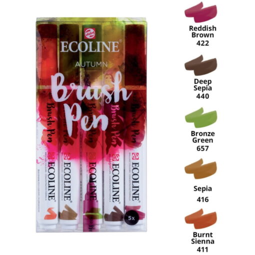 Seturi carioci Ecoline Brushpen x 5