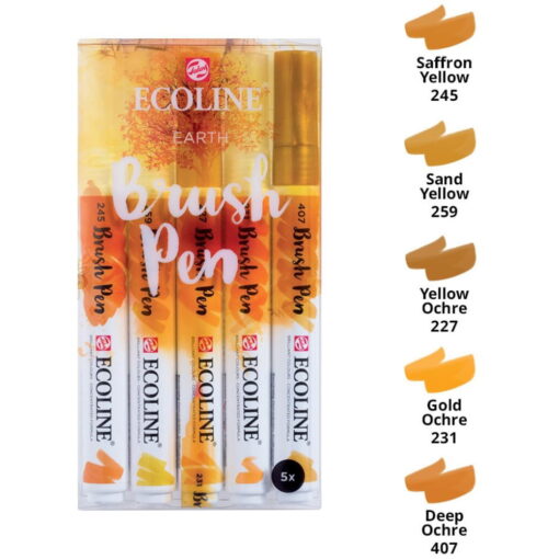 Seturi carioci Ecoline Brushpen x 5
