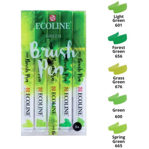 Seturi carioci Ecoline Brushpen x 5
