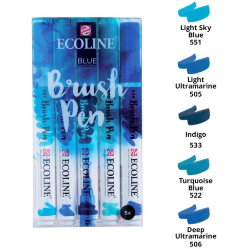 Seturi carioci Ecoline Brushpen x 5