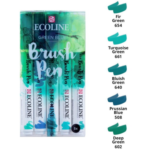 Seturi carioci Ecoline Brushpen x 5