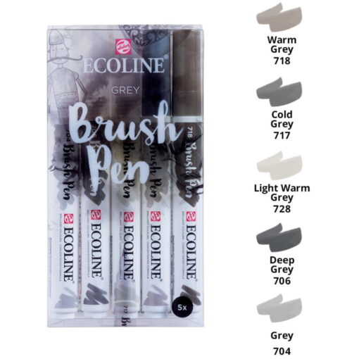 Seturi carioci Ecoline Brushpen x 5