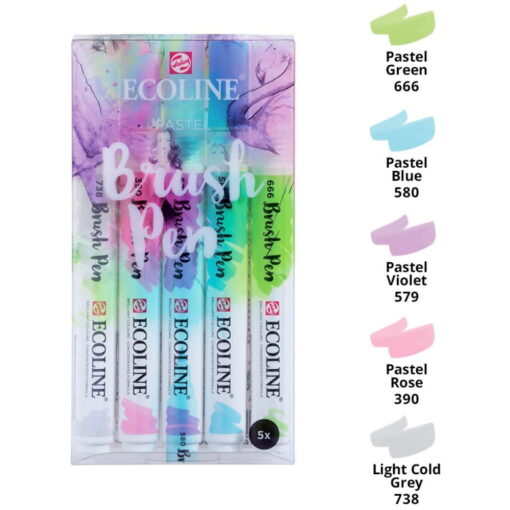 Seturi carioci Ecoline Brushpen x 5