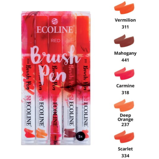 Seturi carioci Ecoline Brushpen x 5