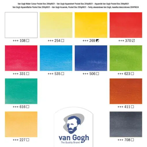 Set acuarele Van Gogh Pocket Box 8631