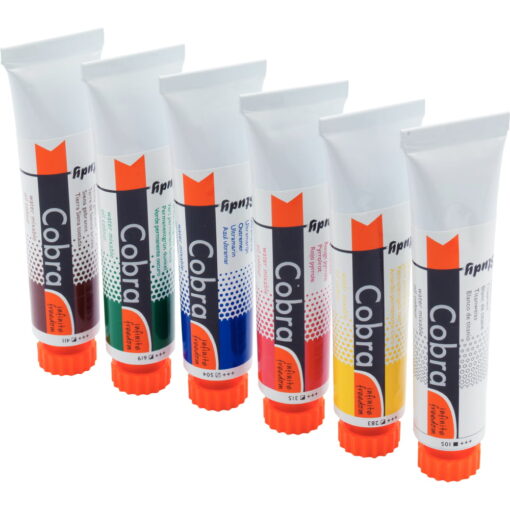 Set culori ulei Cobra Study 6 x 20 ml.