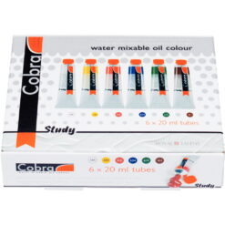 Set culori ulei Cobra Study 6 x 20 ml.
