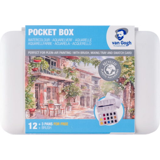 Set acuarele Van Gogh Pocket Box 12 + 3