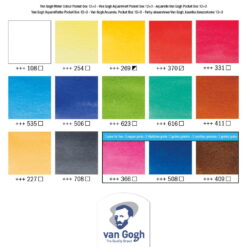 Set acuarele Van Gogh Pocket Box 12 + 3
