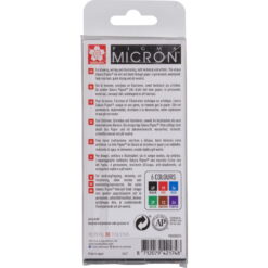 Set Linere Pigma Micron 01 Basic Colors Wallet 6 - POXSDK016