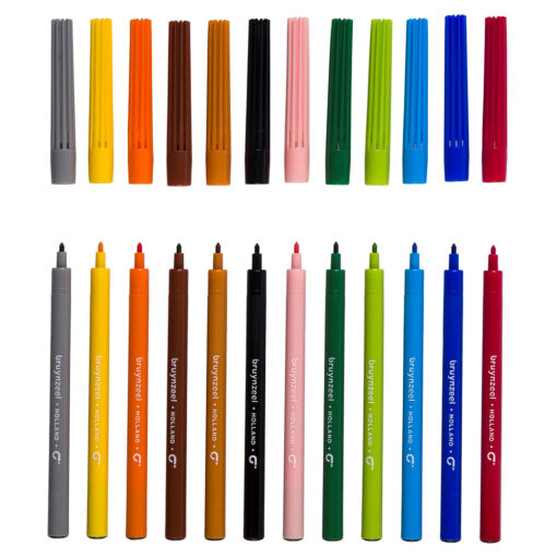 Set 12 carioci Bruynzeel Felt Tip