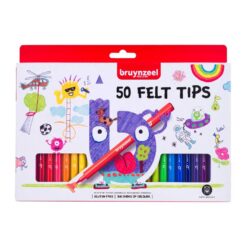 Set 50 carioci Bruynzeel Felt Tips