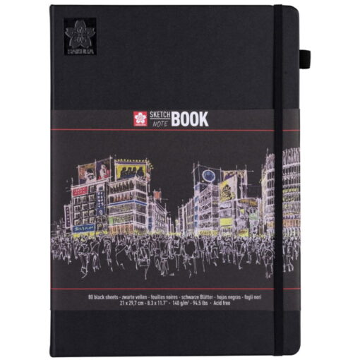 Caiete De Schite Sakura Sketch - Note Black Paper