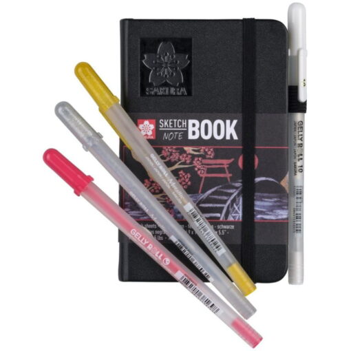 Caiete de schite Sakura Sketch - Note black paper