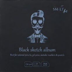 Caiet de desen Black Sketch Album 14 x 14 cm