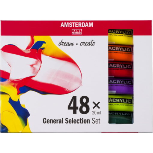 Set Culori Acrilice Amsterdam Standard 20 Ml X 48
