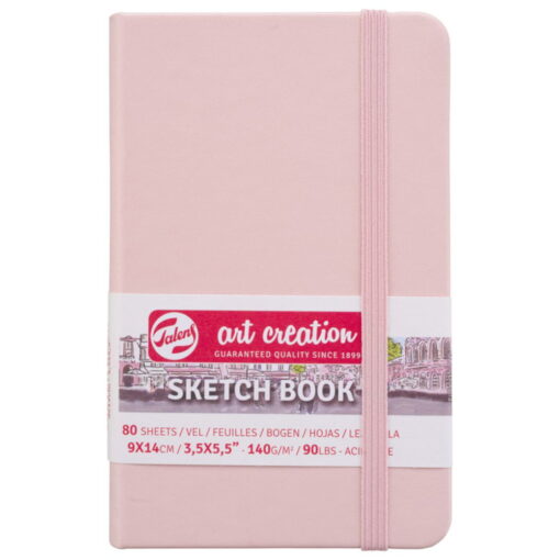 Caiete de schite Art Creation Sketchbook Pink 9 x 14 cm