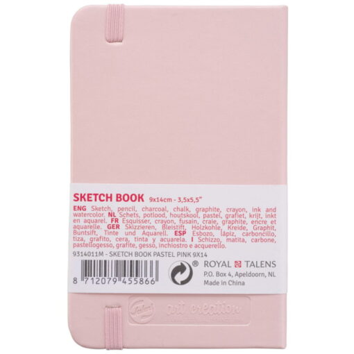 Caiete de schite Art Creation Sketchbook Pink 9 x 14 cm