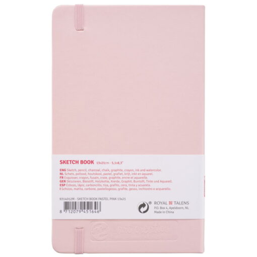 Caiete de schite Art Creation Sketchbook Pink 13 x 21 cm