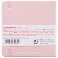 Caiete de schite Art Creation Sketchbook Pink 12 x 12 cm