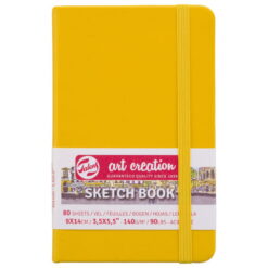 Caiete de schite Art Creation Sketchbook Yellow 9 x 14 cm