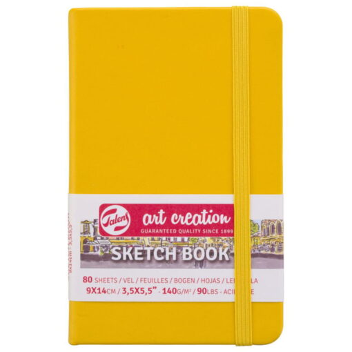 Caiete De Schite Art Creation Sketchbook Yellow 9 X 14 Cm