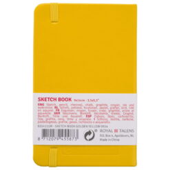 Caiete de schite Art Creation Sketchbook Yellow 9 x 14 cm